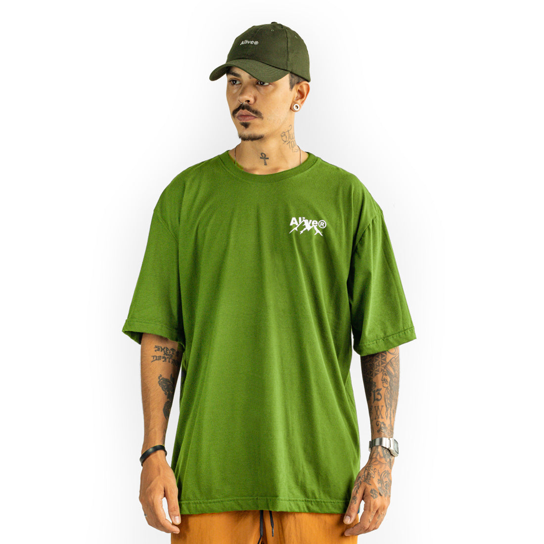 Camiseta Alive Mountain Verde