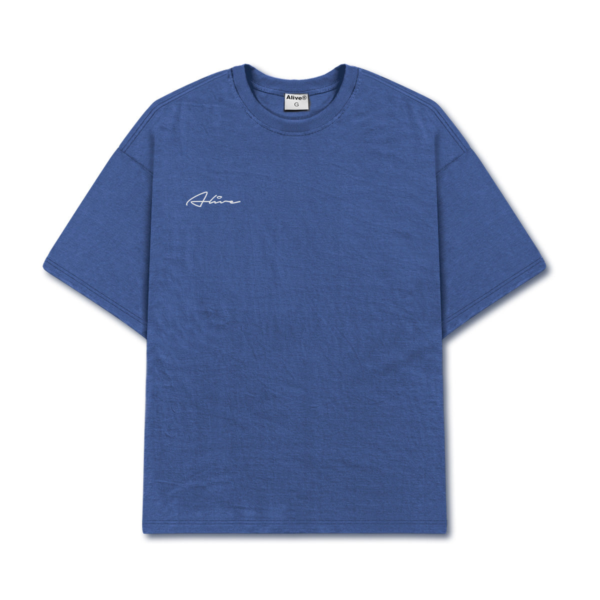 Camiseta Alive Clássica Rubric Azul