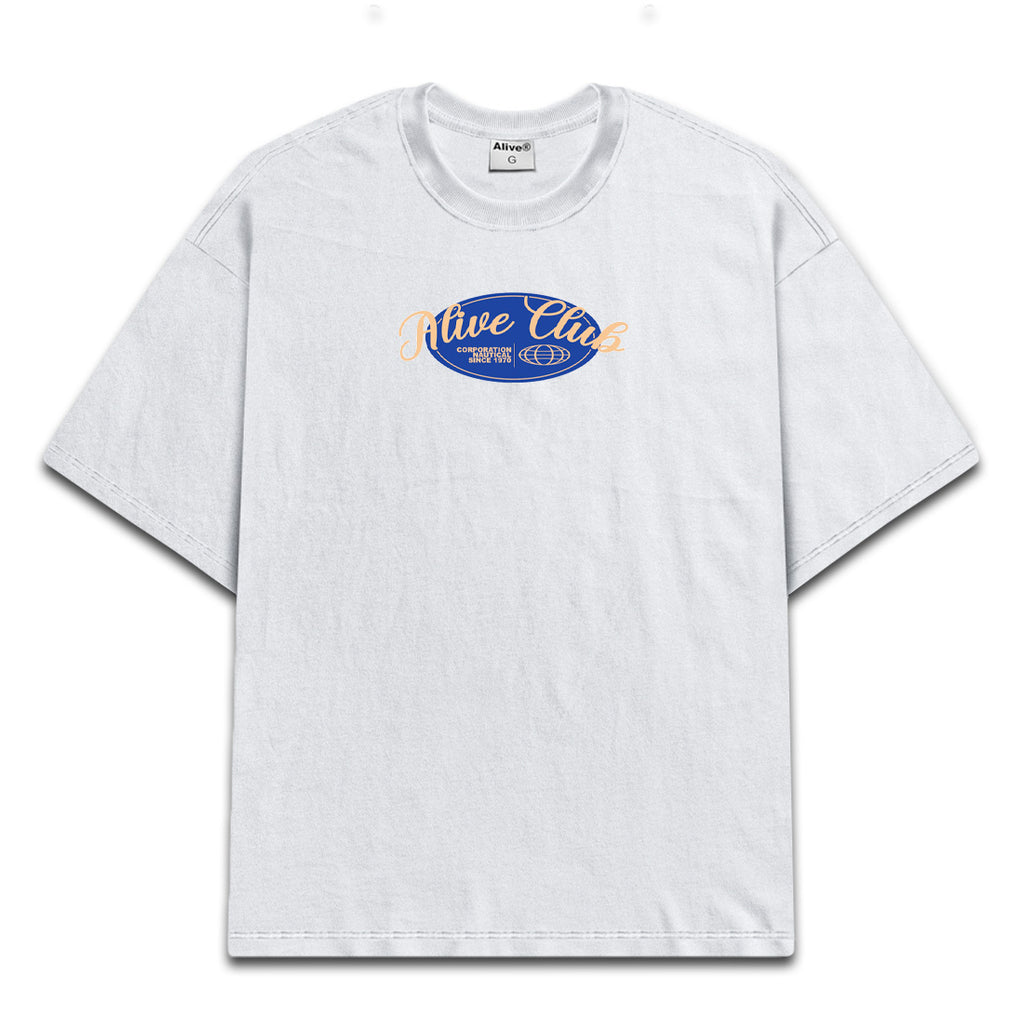 Camiseta Alive Globe Branco