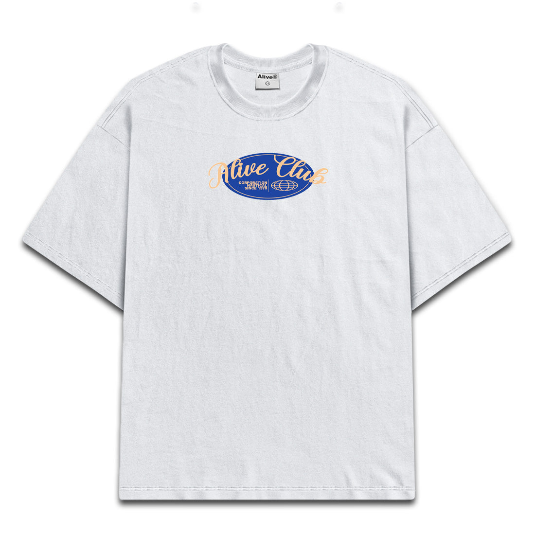 Camiseta Alive Globe Branco