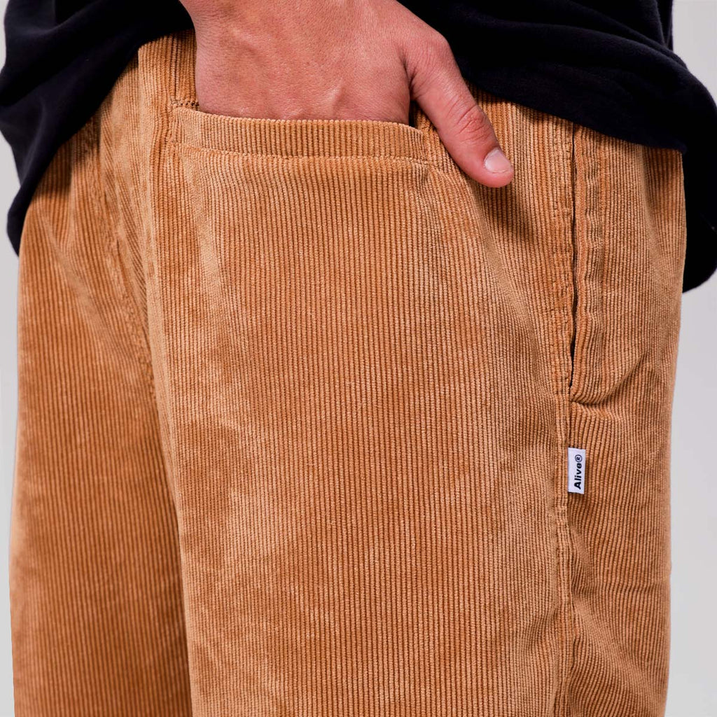 Calça Alive Cotelê Cold Caramelo - Texas