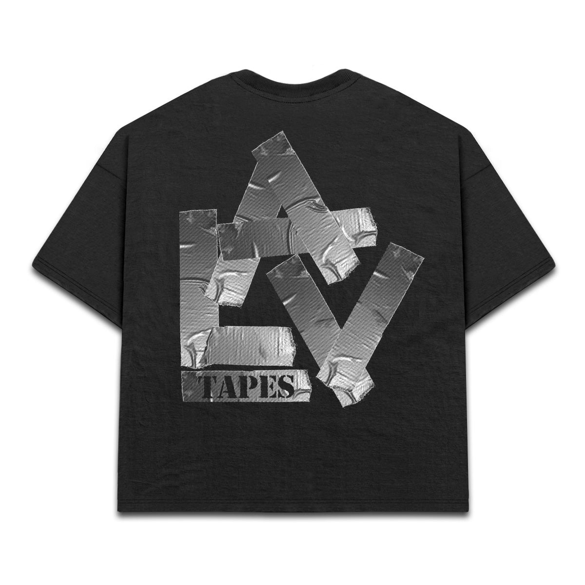 Camiseta Alive Oversized Tapes Preto