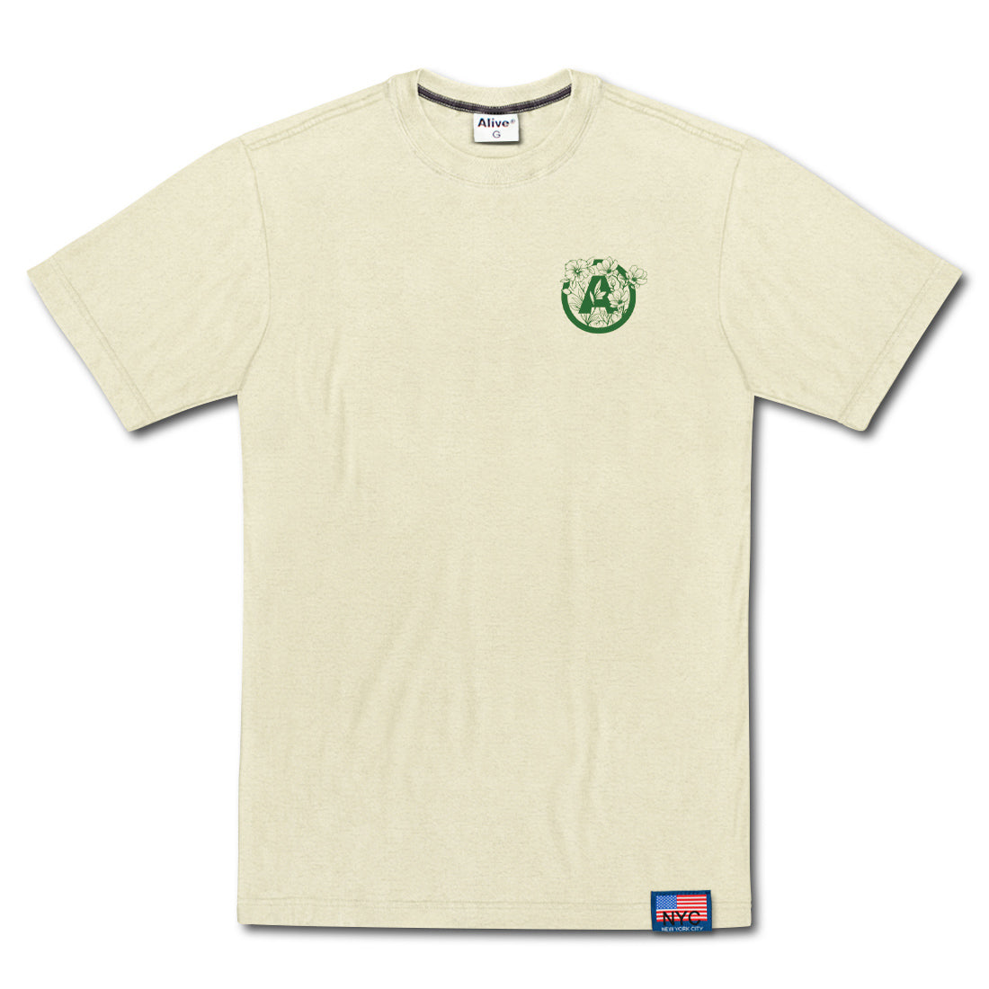 Camiseta Alive Flowers Off White