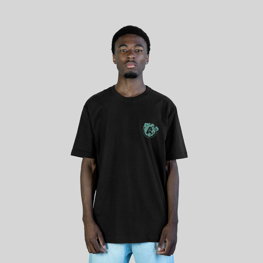Camiseta Alive Clássica Flowers Preto