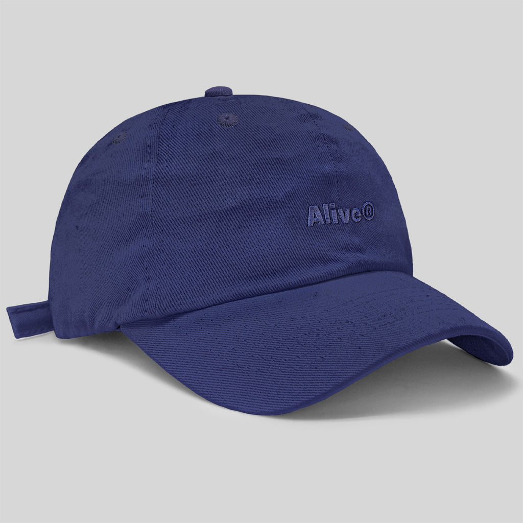 Boné Alive Dad Hat Logo Azul Marinho Texas