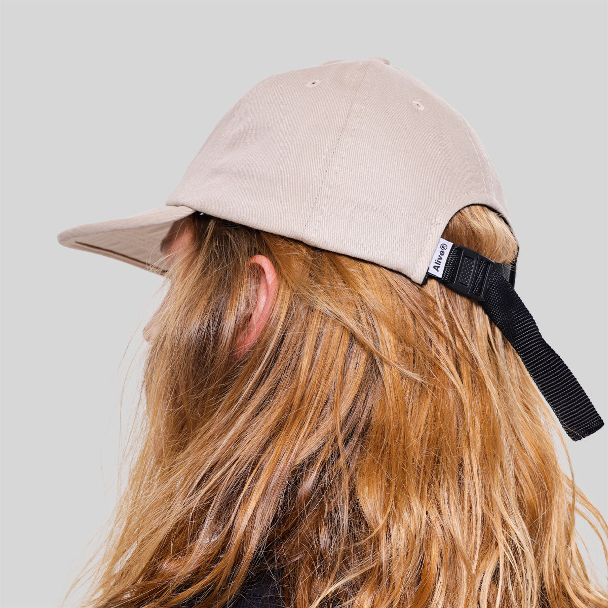 Boné Alive Six Panel Logo Bege Texas