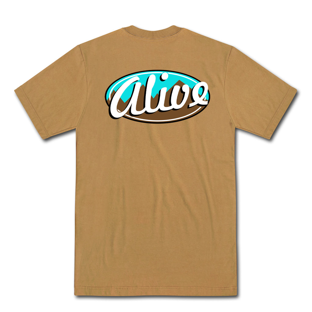 Camiseta Alive Patagônia Marrom
