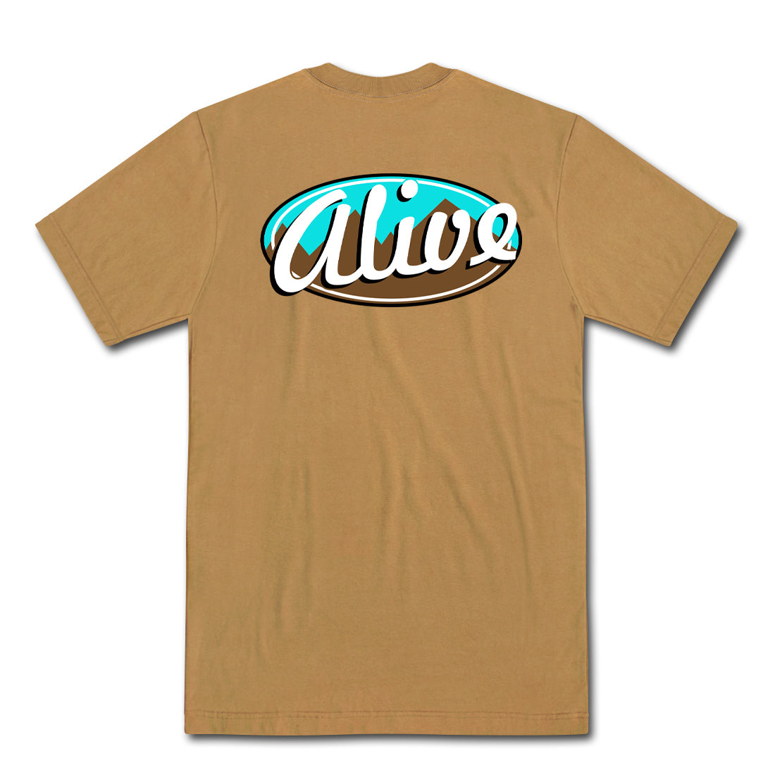 Camiseta Alive Patagônia Marrom