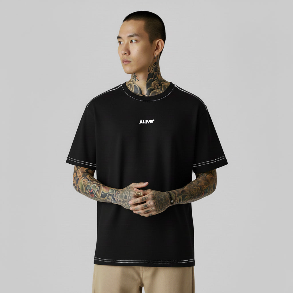 Camiseta Alive Splice Preto