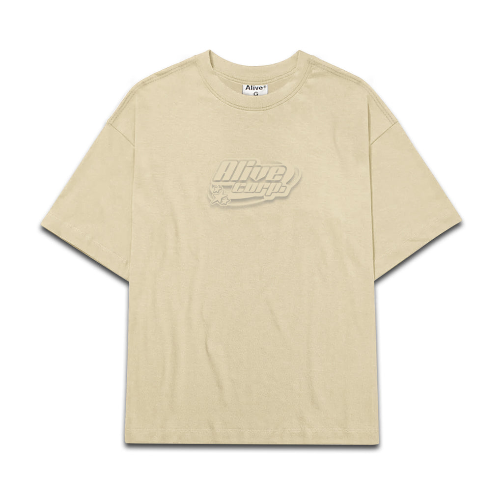 Camiseta Alive Clássica Emboss Off White
