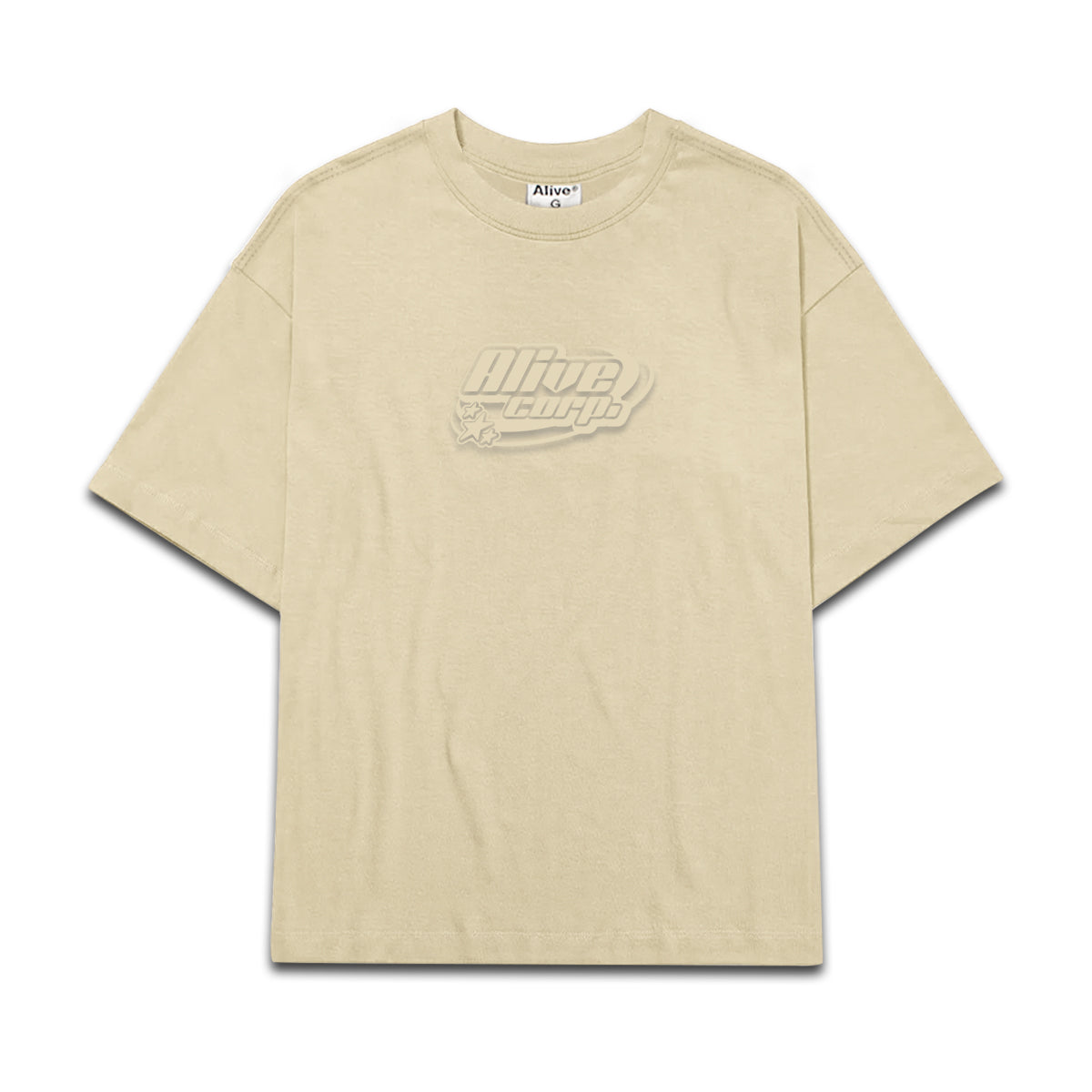 Camiseta Alive Clássica Emboss Off White