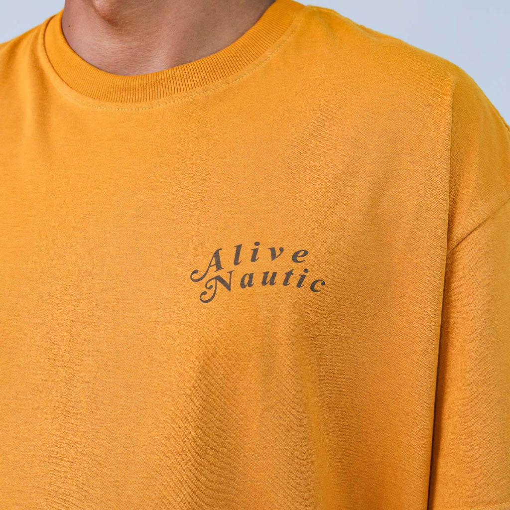 Camiseta Alive Map Mostarda