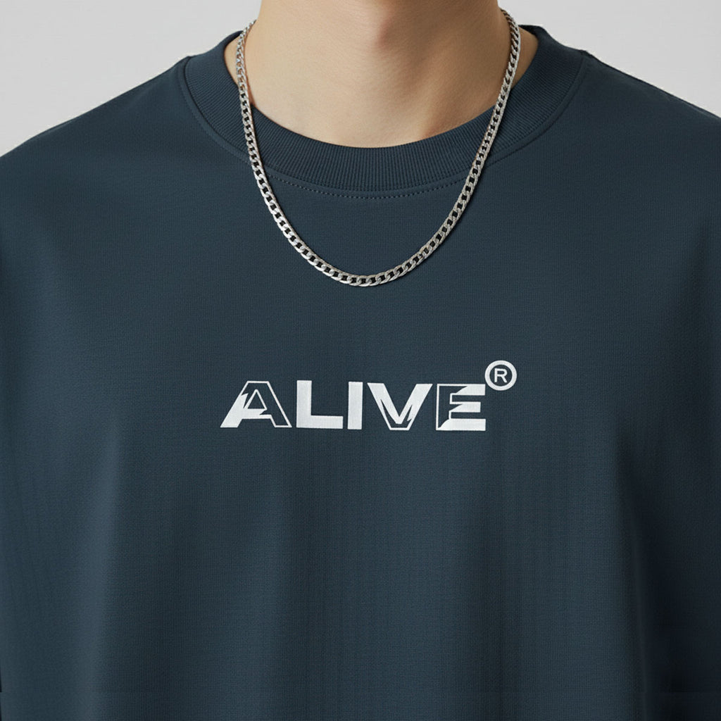 Camiseta Alive Ship Azul Marinho