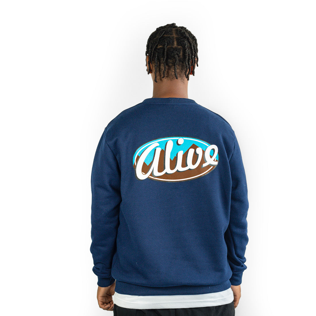 Moletom Alive Careca Patagônia Azul