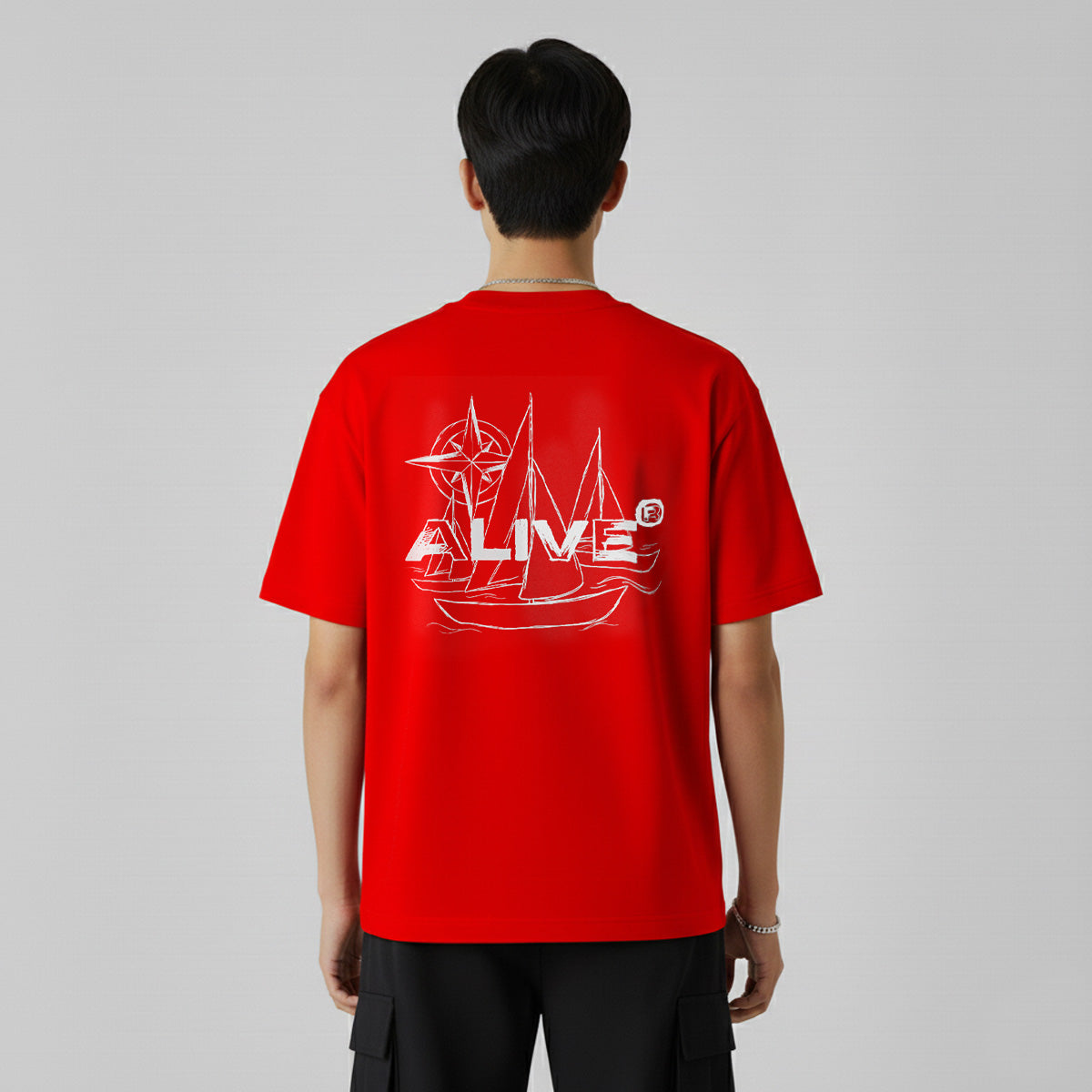 Camiseta Alive Ship Vermelho