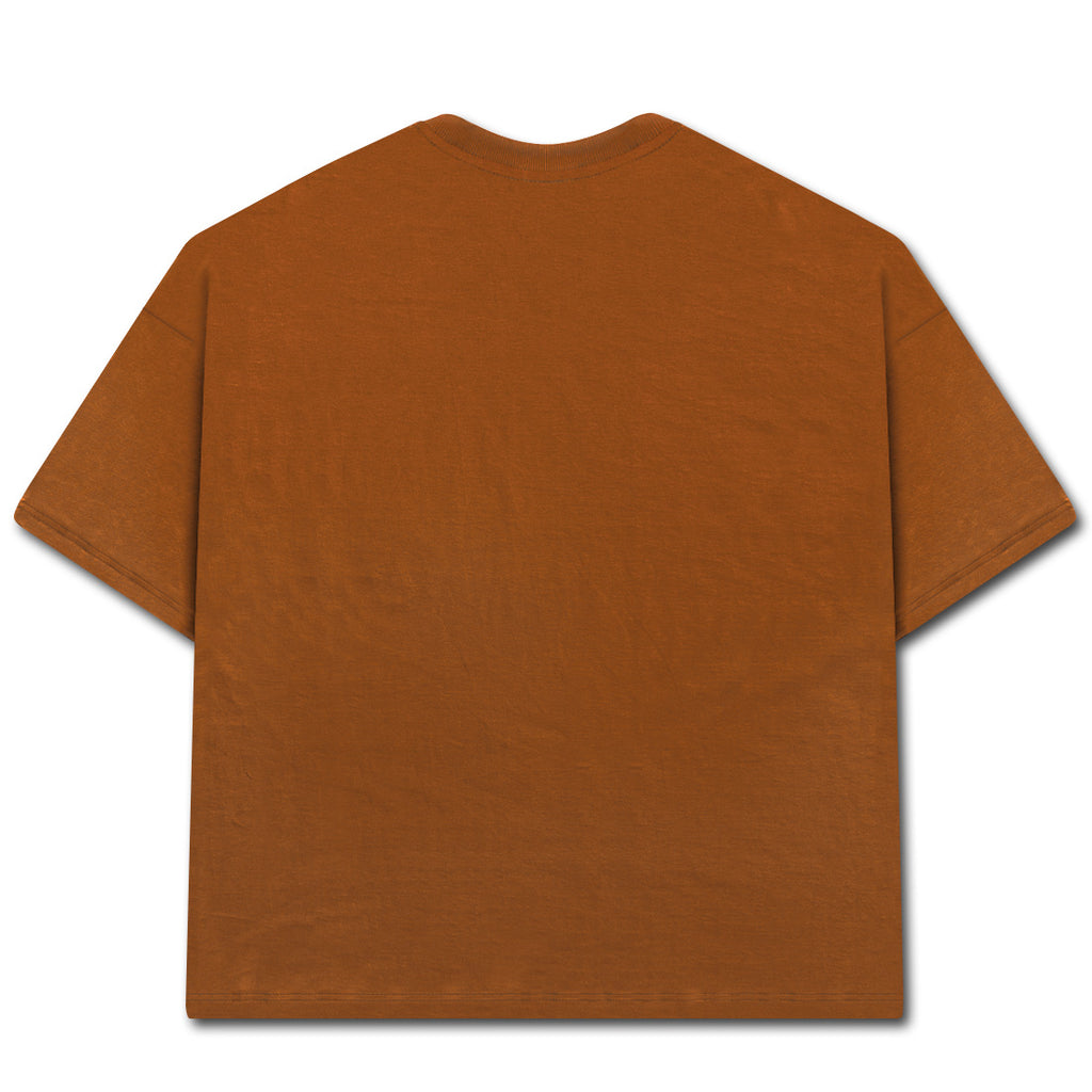 Camiseta Alive Oversized New Corporation Marrom