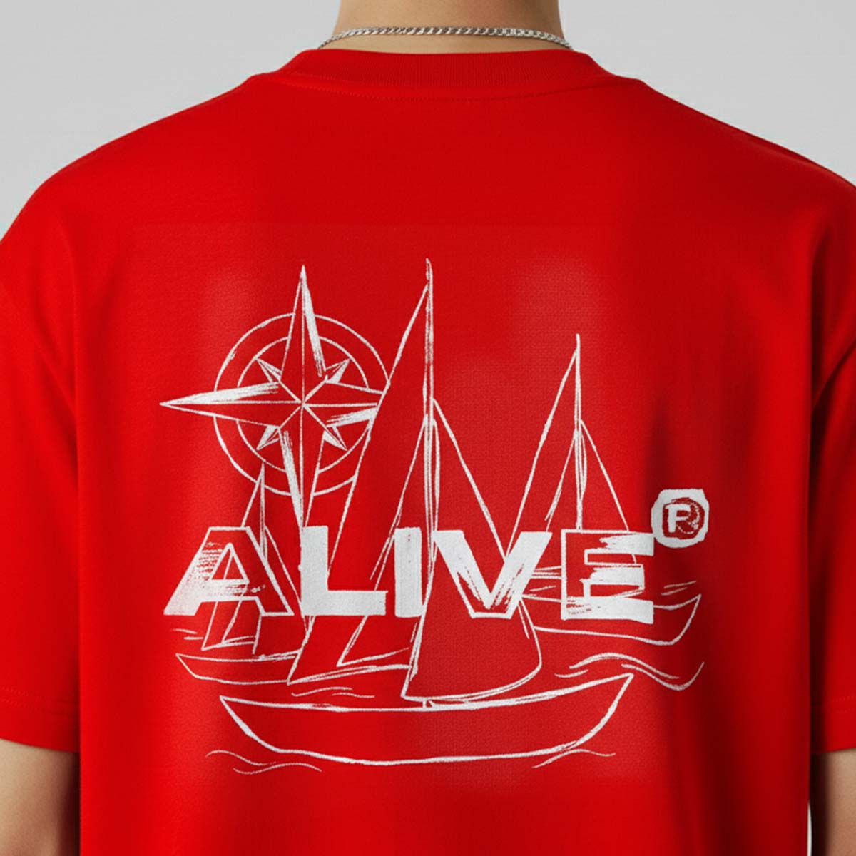 Camiseta Alive Ship Vermelho