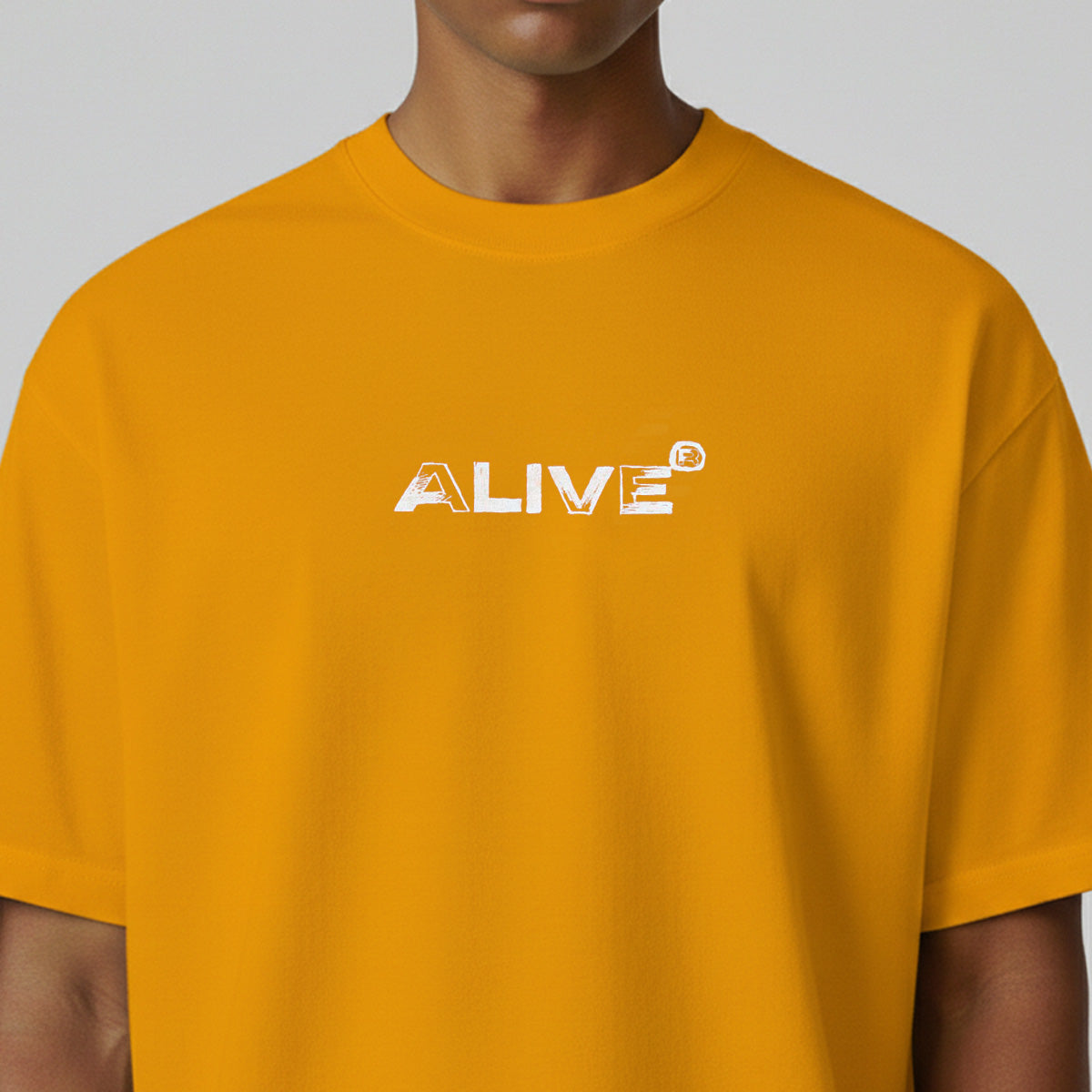 Camiseta Alive Ship Mostarda
