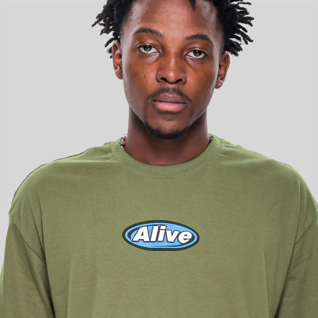 Camiseta Alive Clássica Water Verde Musgo