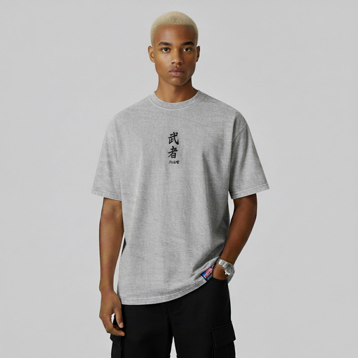 Camiseta Alive Eastern Dragon Cinza Mescla