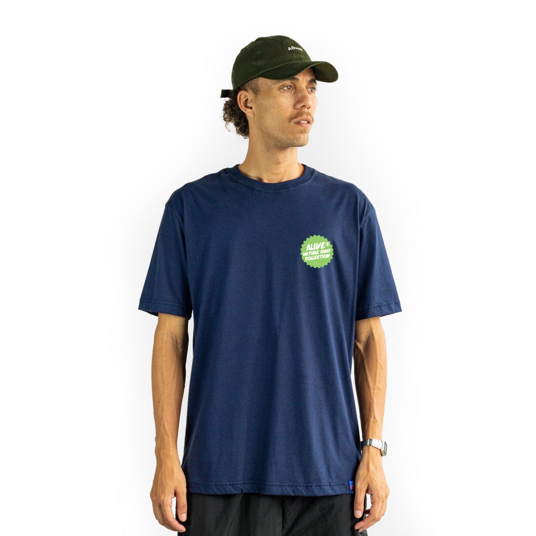 Camiseta Alive Big Foot Azul
