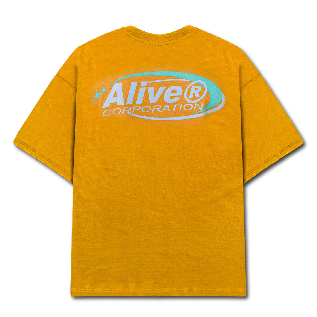 Camiseta Alive New Corporation Mostarda