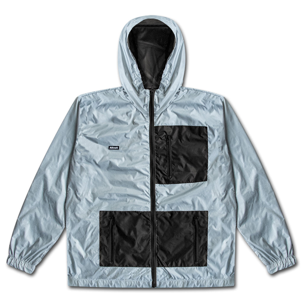 Jaqueta Corta Vento Alive Three Pockets Prata