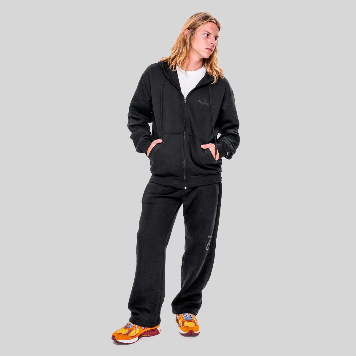 Casaco Alive Zipper Rubric Preto - Texas