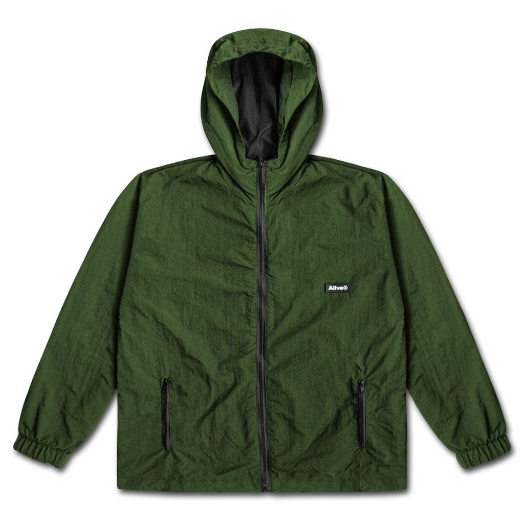 Jaqueta Corta Vento Alive Essencial Verde