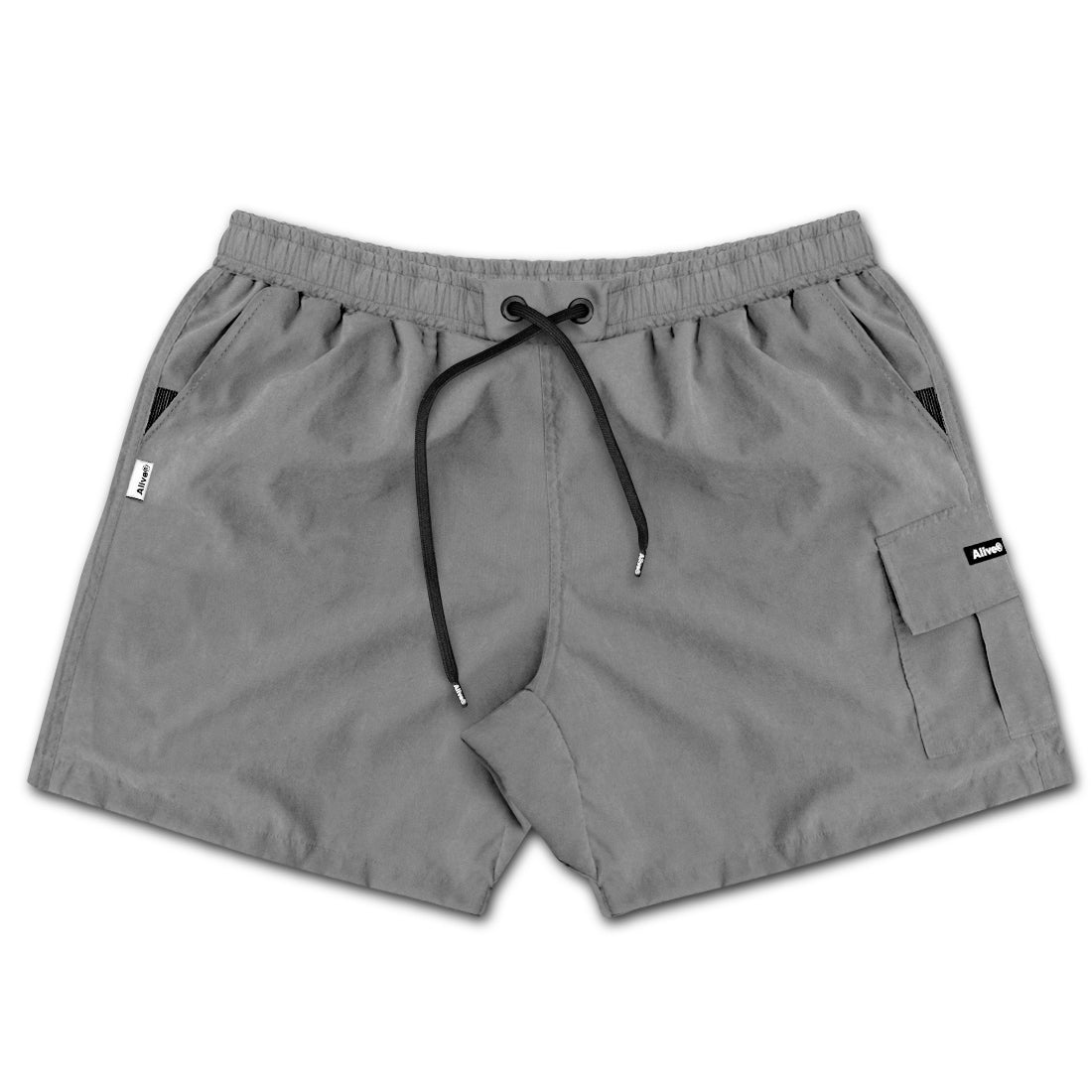Short Alive Tec Cargo Cinza