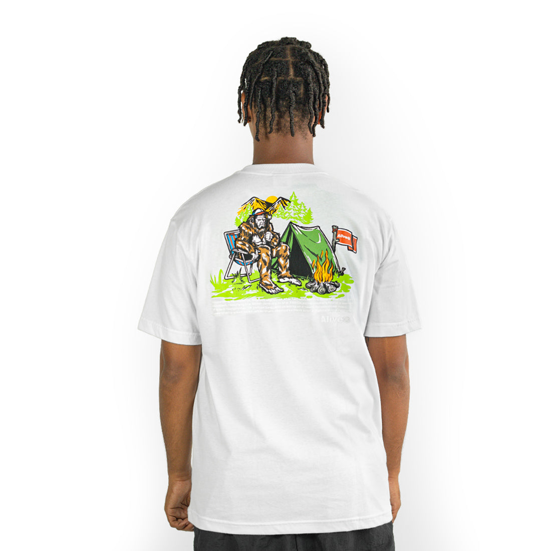 Camiseta Alive Big Foot Branco