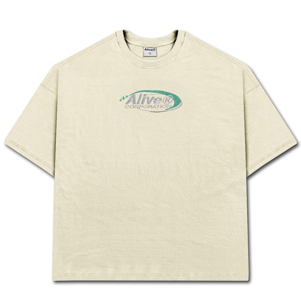 Camiseta Alive Oversized New Corporation Off White