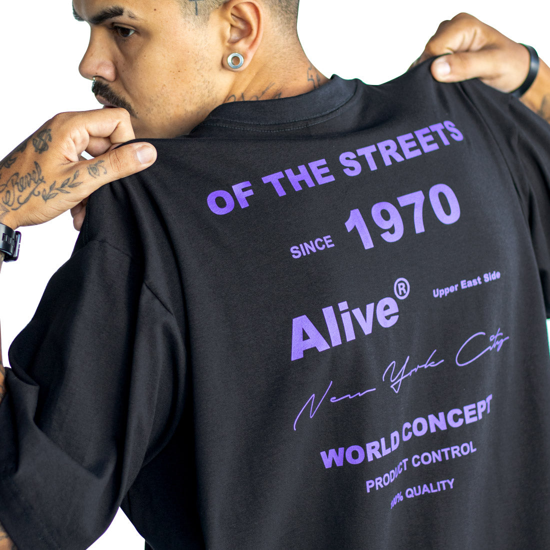 Camiseta Alive Since 70s Preto
