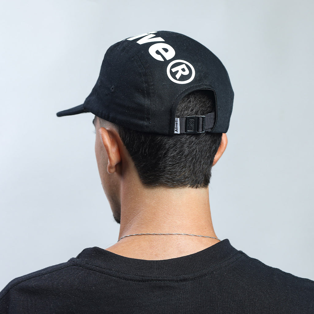 Boné Alive Five Panel Big Logo Preto