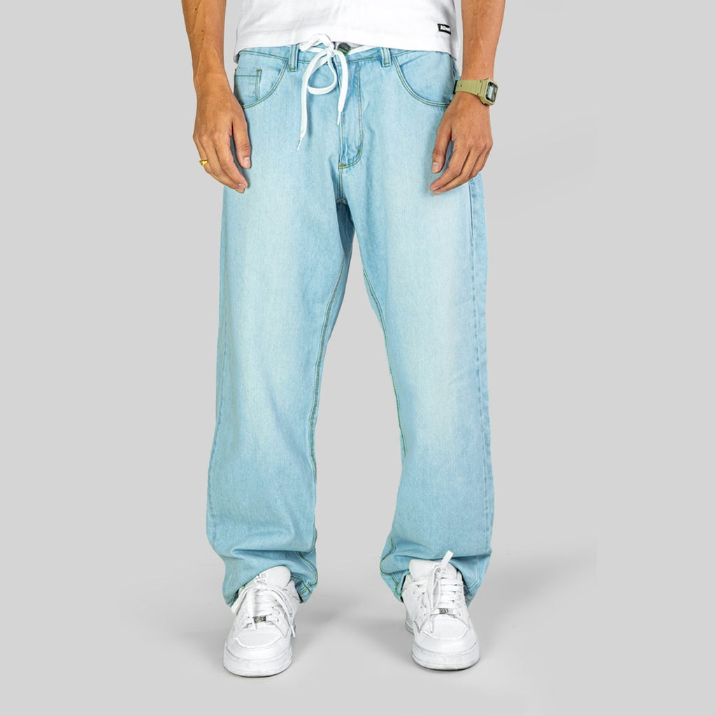 Calça Alive Jeans Semi Baggy Glass | Azul