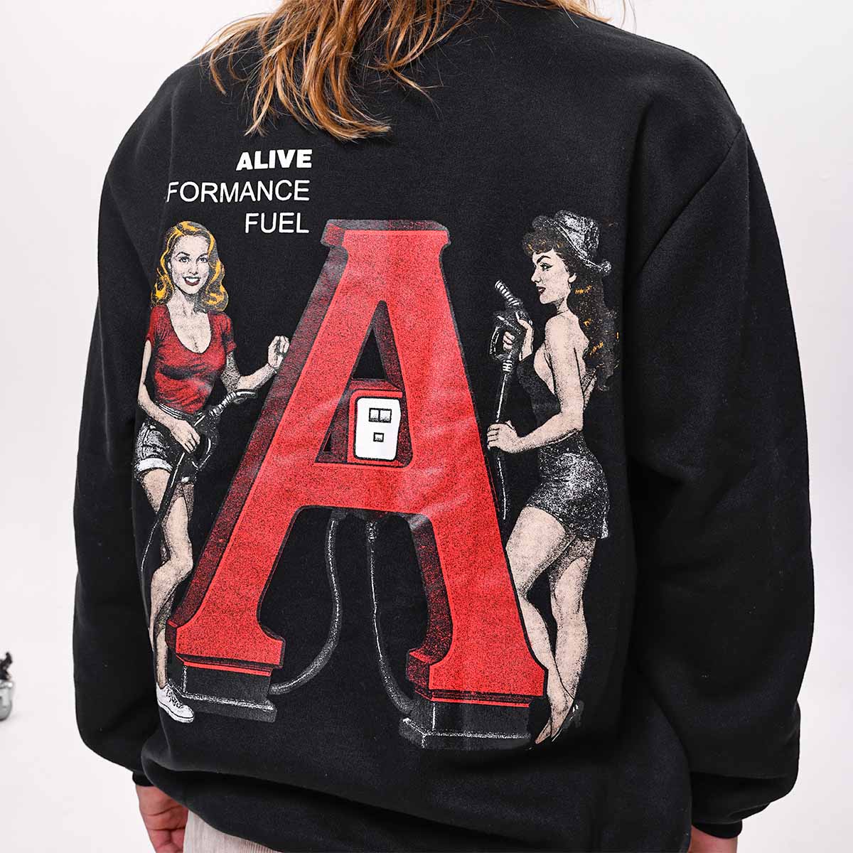 Moletom Alive Careca Fuel Preto - Texas