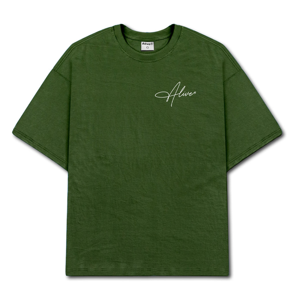 Camiseta Alive Signature Verde