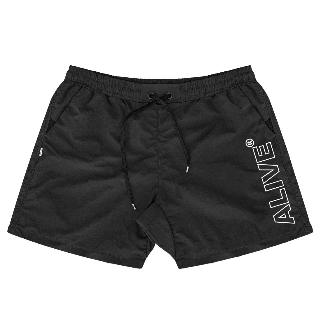Short Alive Big Logo Preto