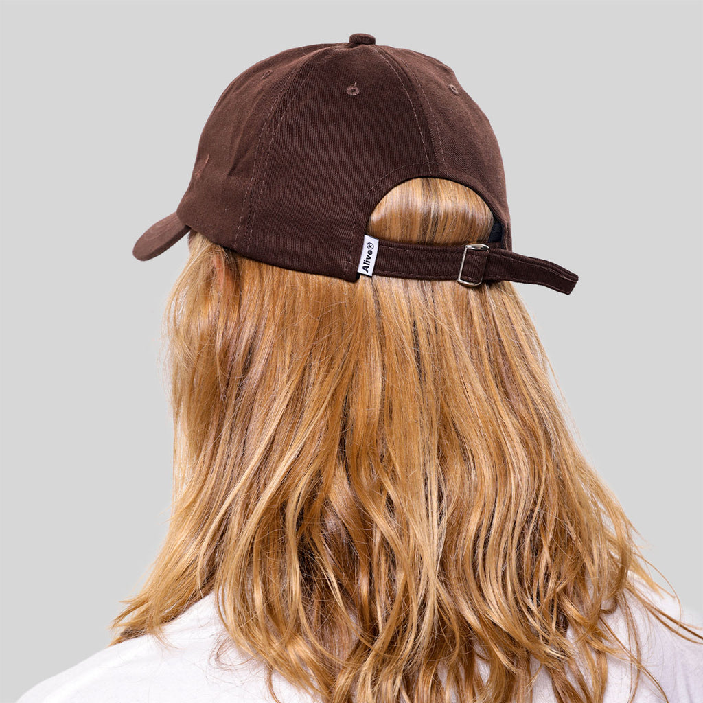 Boné Alive Dad Hat Logo Marrom Texas