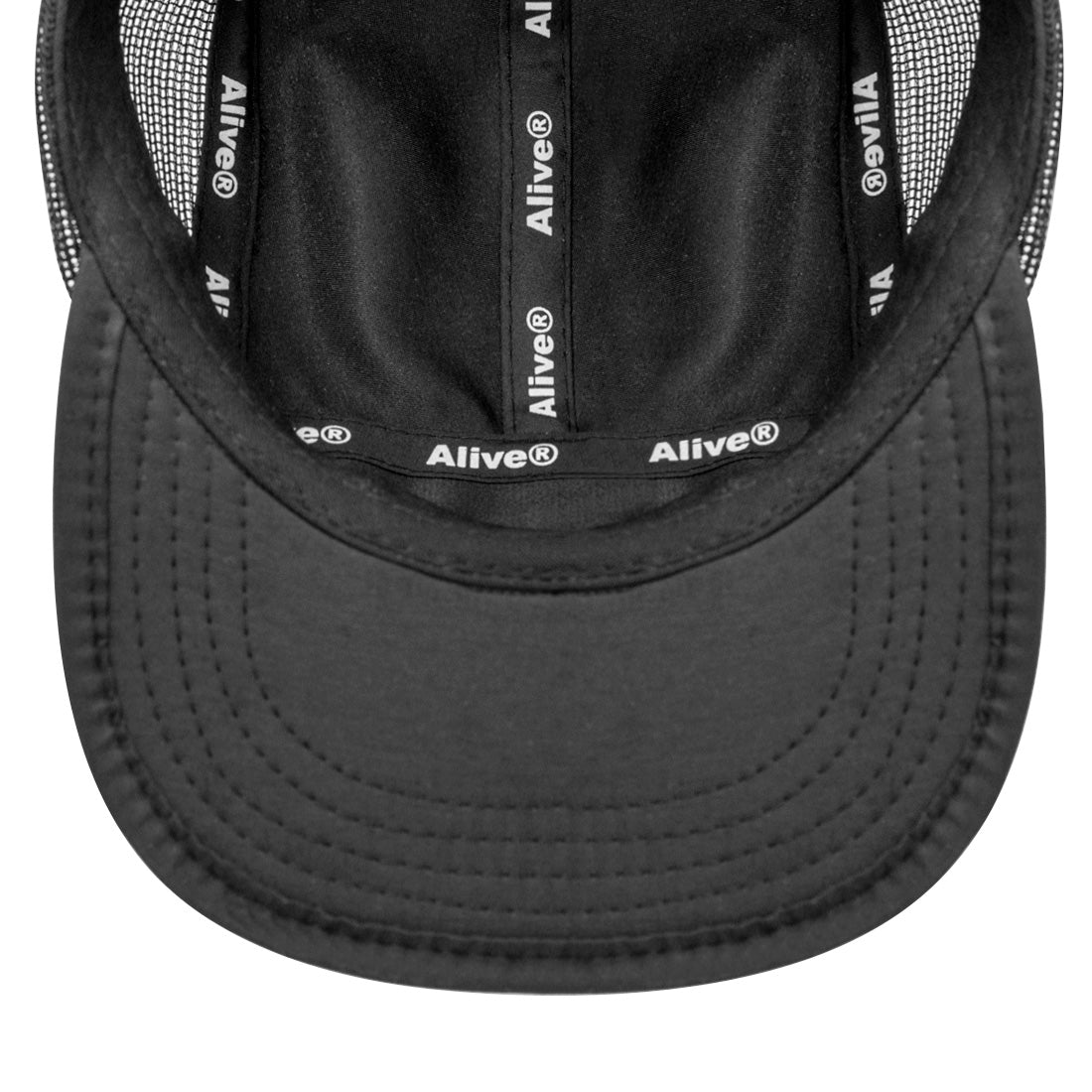 Boné Alive Retrô Logo Preto Five Panel