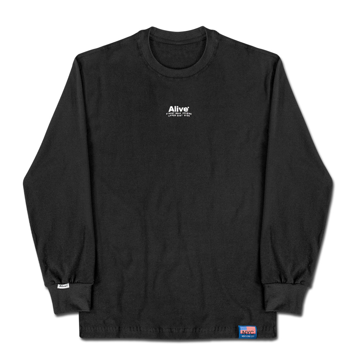 Camiseta Alive Origins Preto Manga Longa