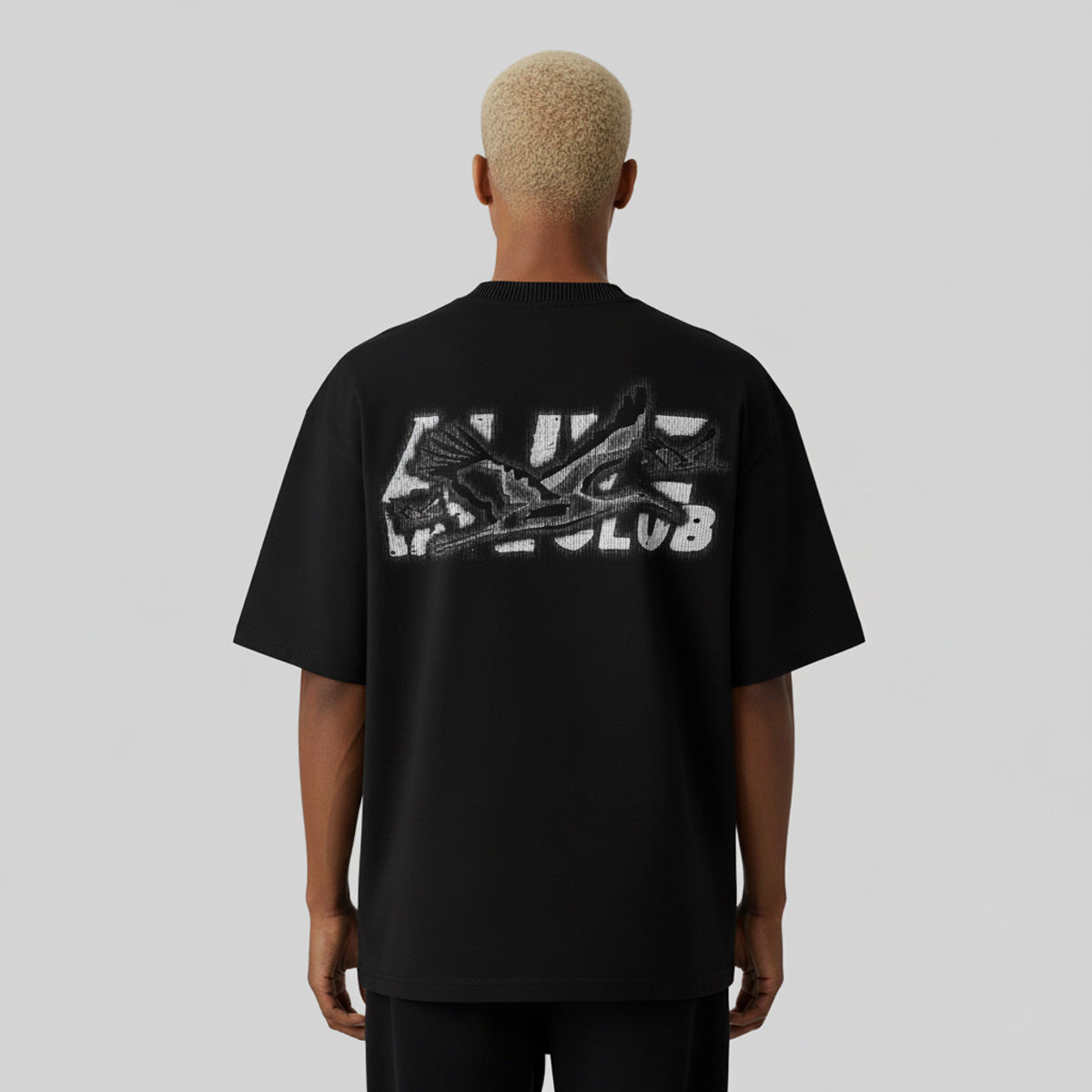 Camiseta Alive Oversized Essencial Club Preto