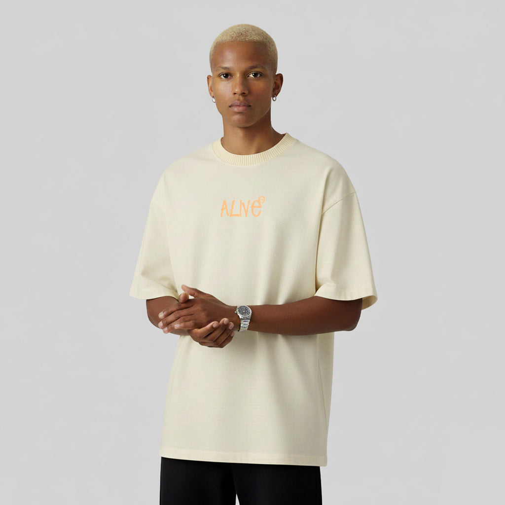 Camiseta Alive Oversized Essencial Nautic Off White