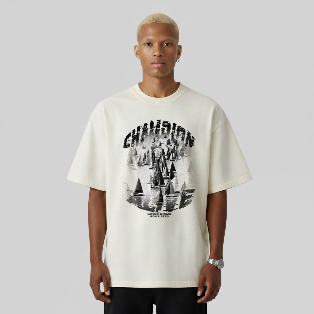 Camiseta Alive Oversized Essencial Champion Off White
