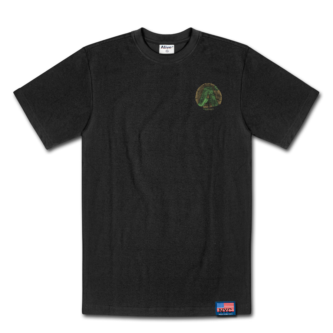 Camiseta Alive Trunk Preto