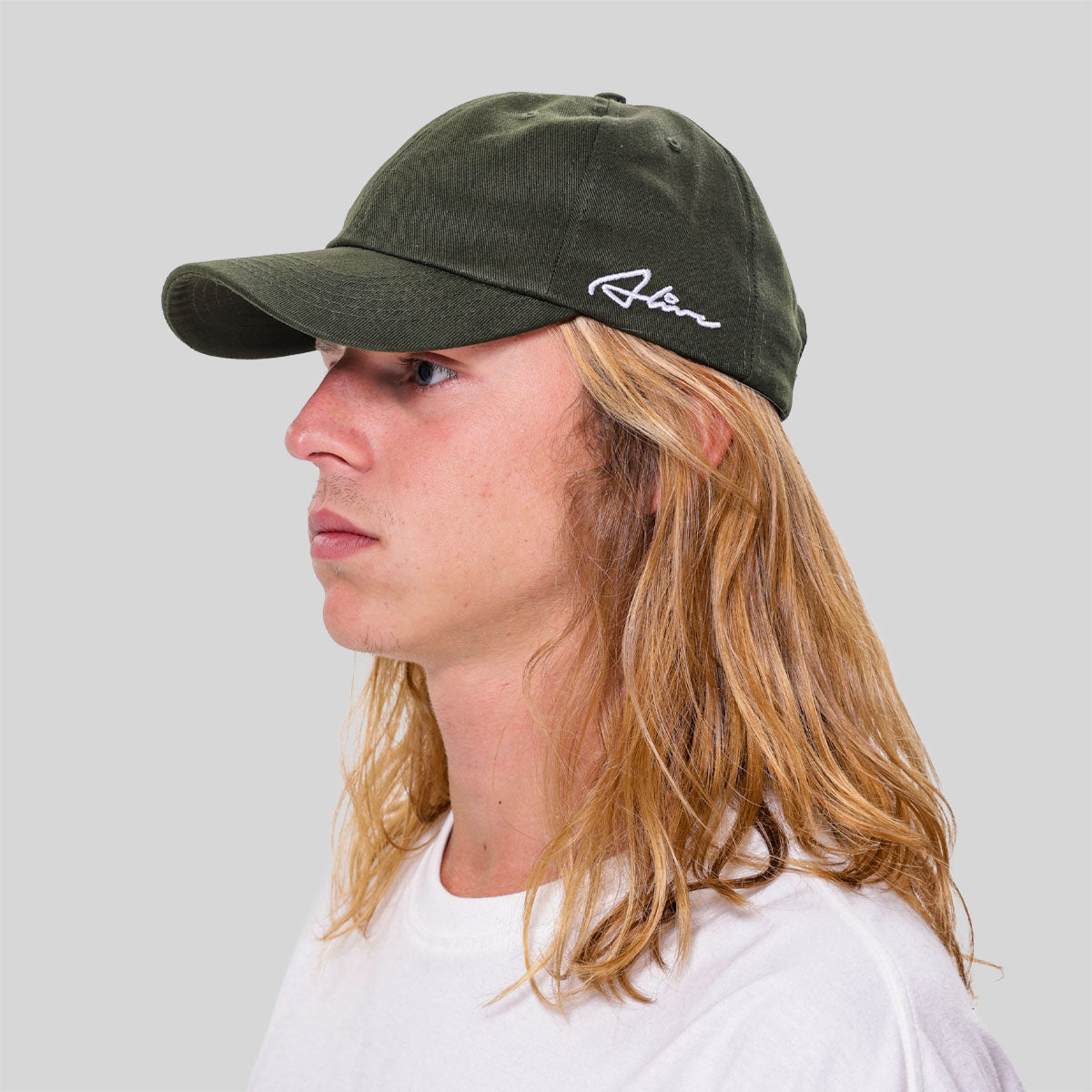 Boné Alive Dad Hat Side Rubric Verde Texas