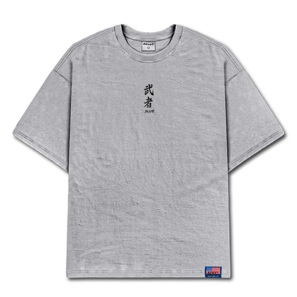 Camiseta Alive Eastern Dragon Cinza Mescla