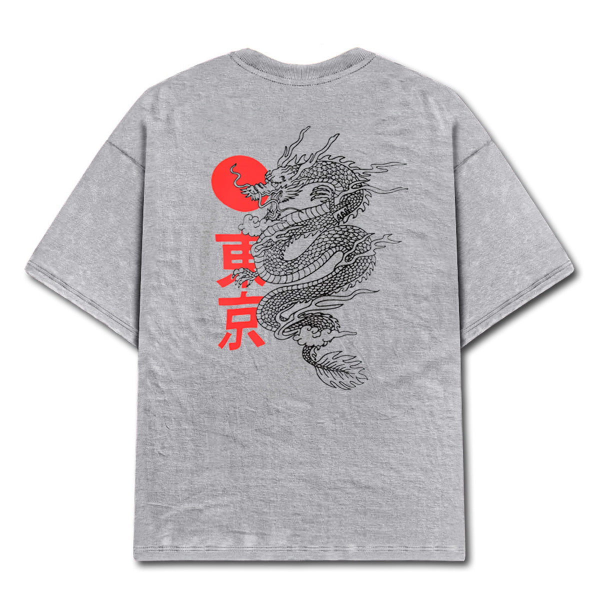 Camiseta Alive Eastern Dragon Cinza Mescla