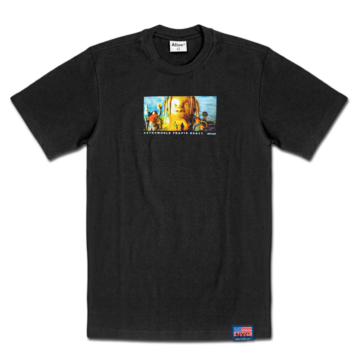 Camiseta Alive Astroworld Preto