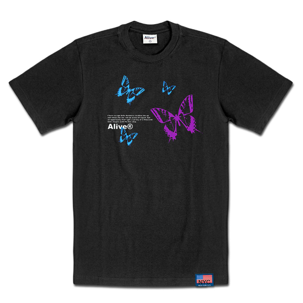 Camiseta Alive Butterfly Effect Preto